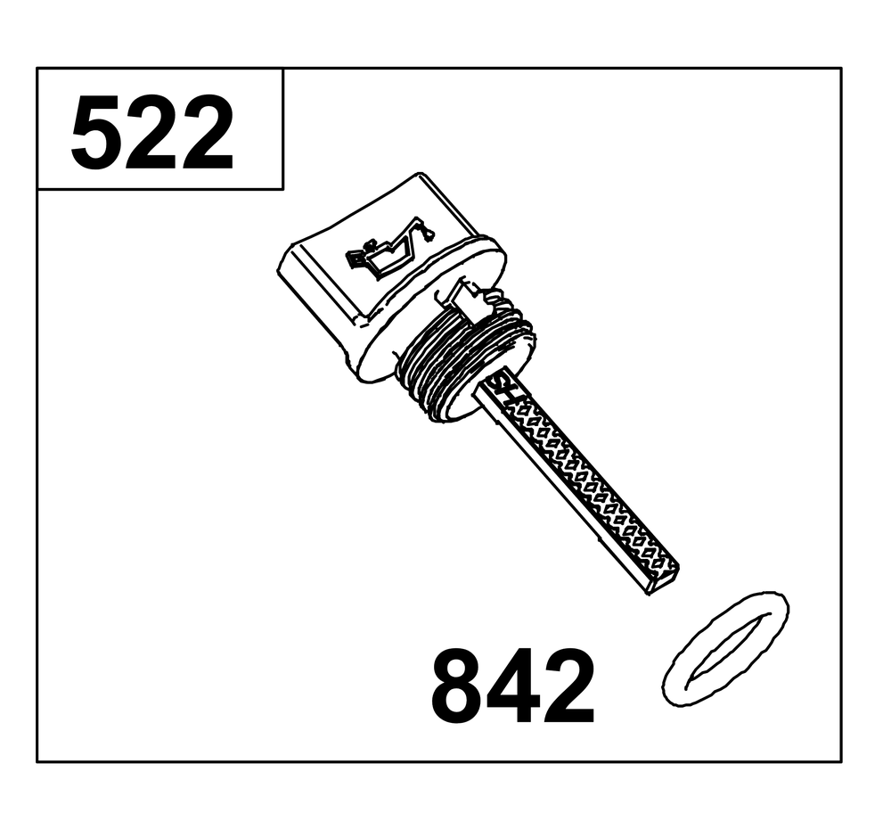 Lubrication Group Diagram and Parts List for 10U232-0023-J1 100000 - 19Z999 Briggs and Stratton Engine